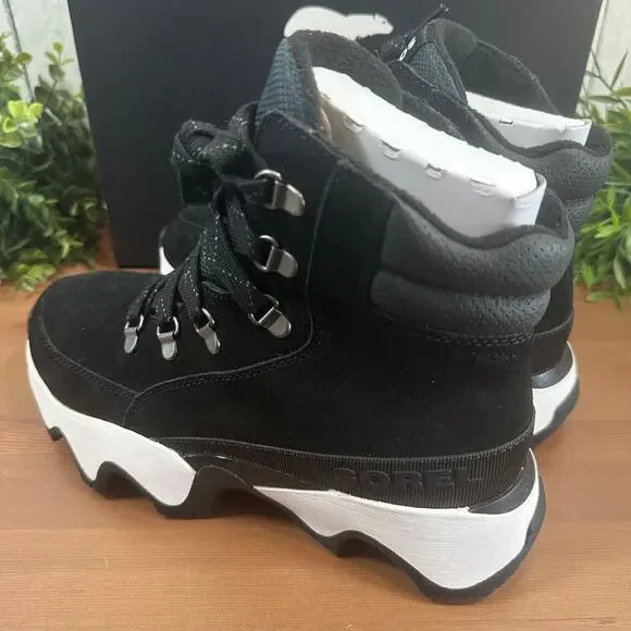 Sorel Women's Kinetic Impact Conquest Plus Waterproof Boots Black Size 8 - Picture 5 of 9